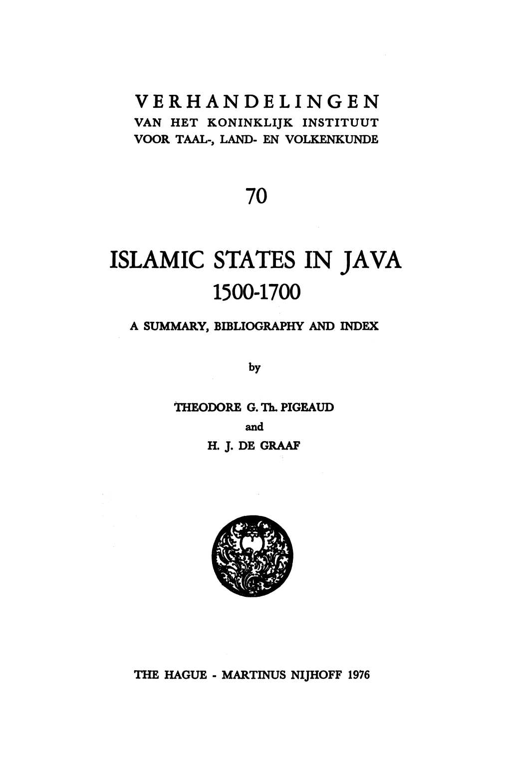 Islamic States in Java 1500-1700