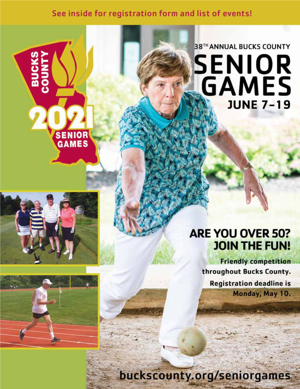 Join Us for the 38Th Annual Bucks County Senior Games!!!