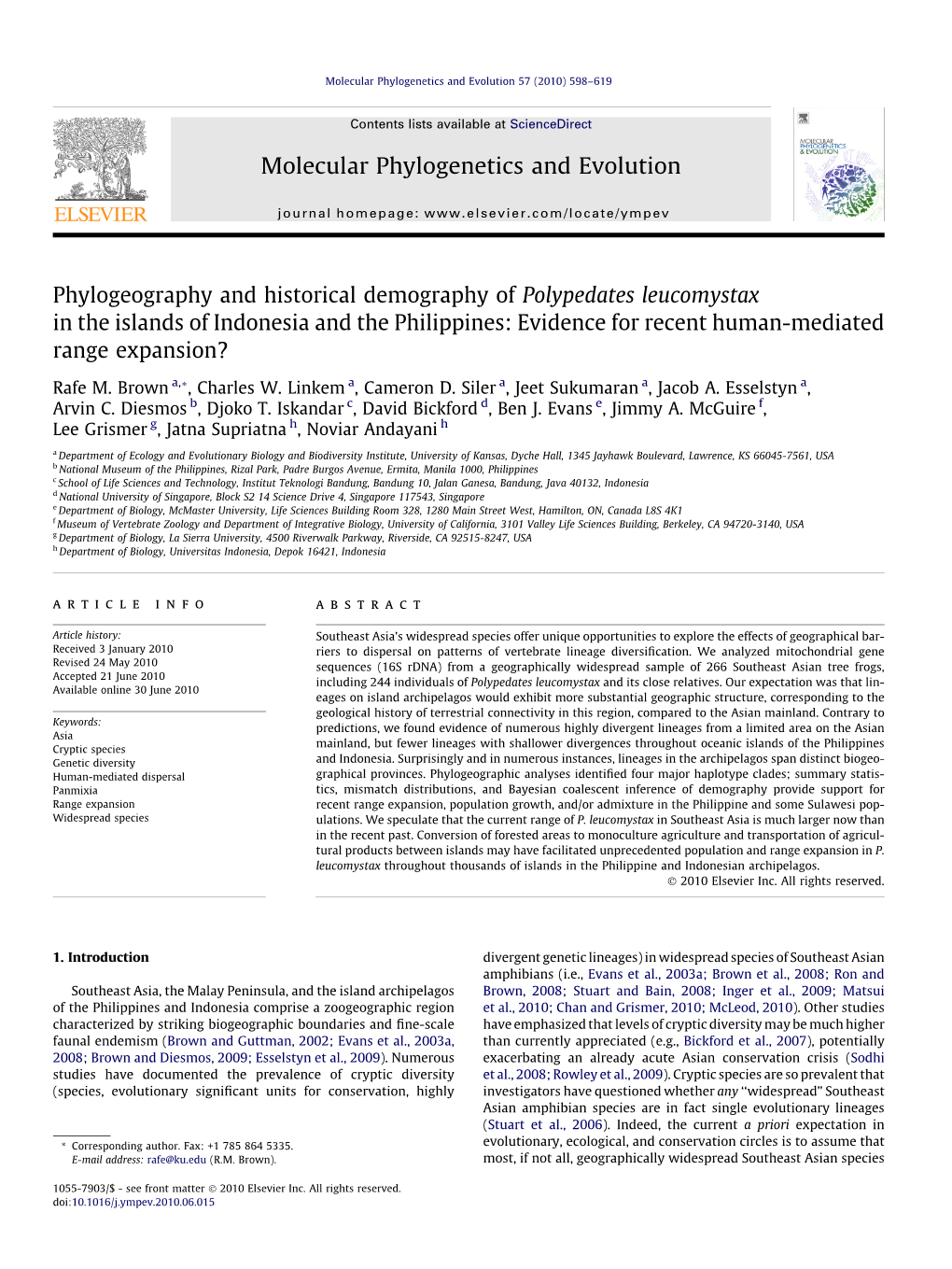 2010.Brown.Etal.Polypedates.Pdf