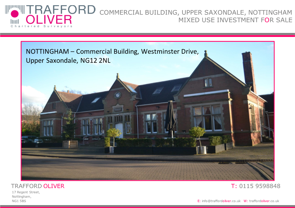 Commercial Building, Westminster Drive, Upper Saxondale, NG12 2NL