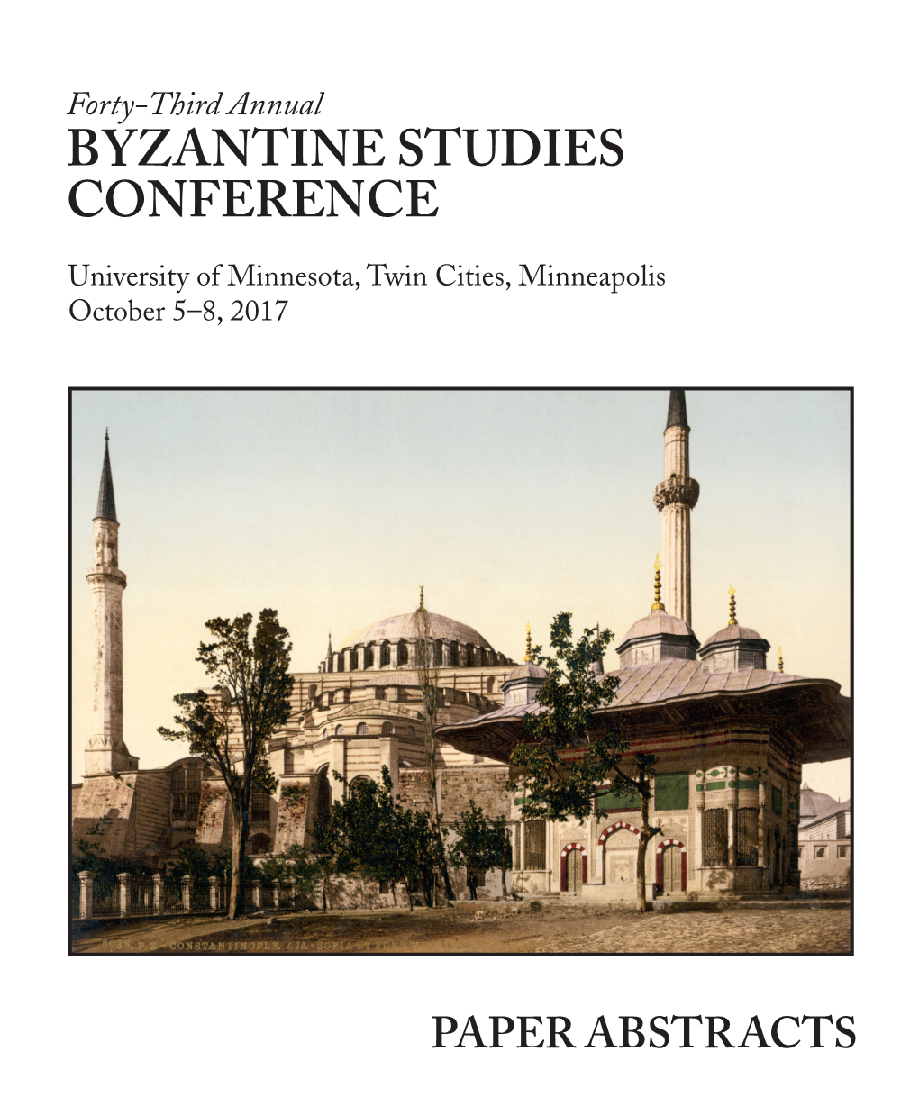 Byzantine Studies Conference