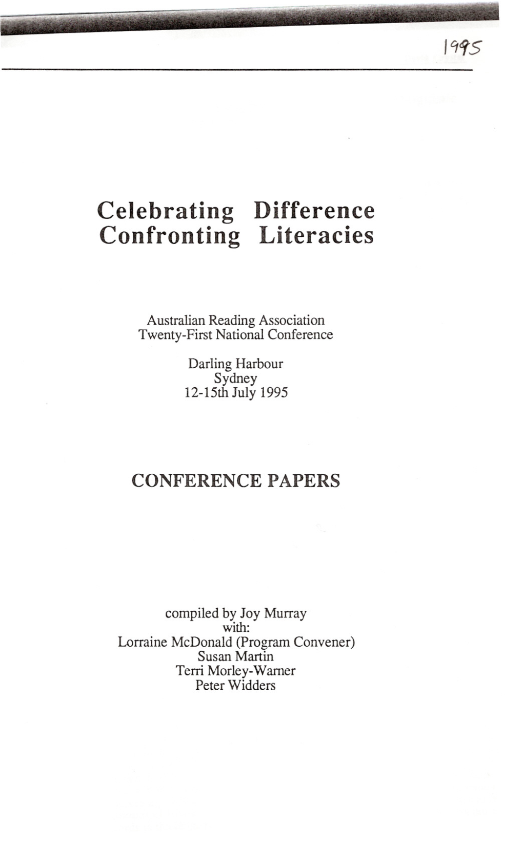 Celebrating Confronting Difference Literacies