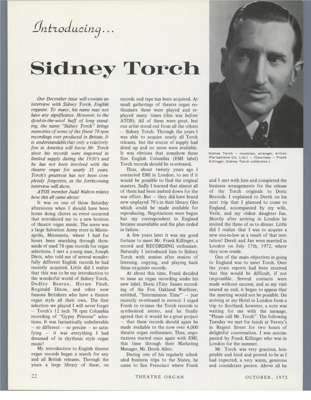 Sidney Torch