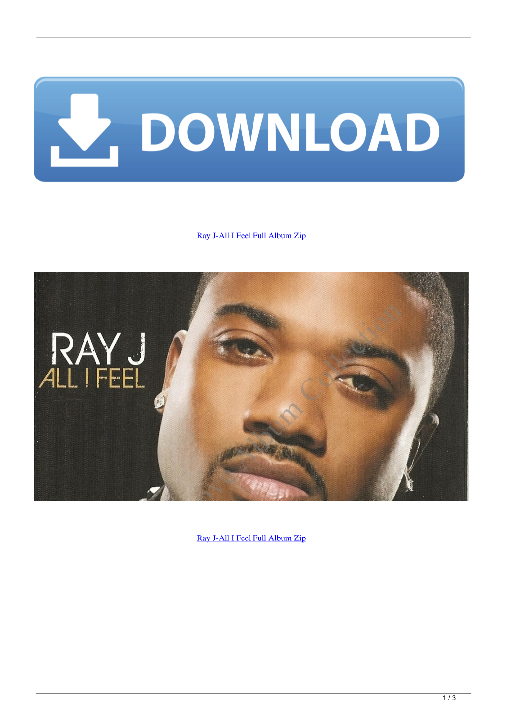 Ray Jall I Feel Full Album Zip