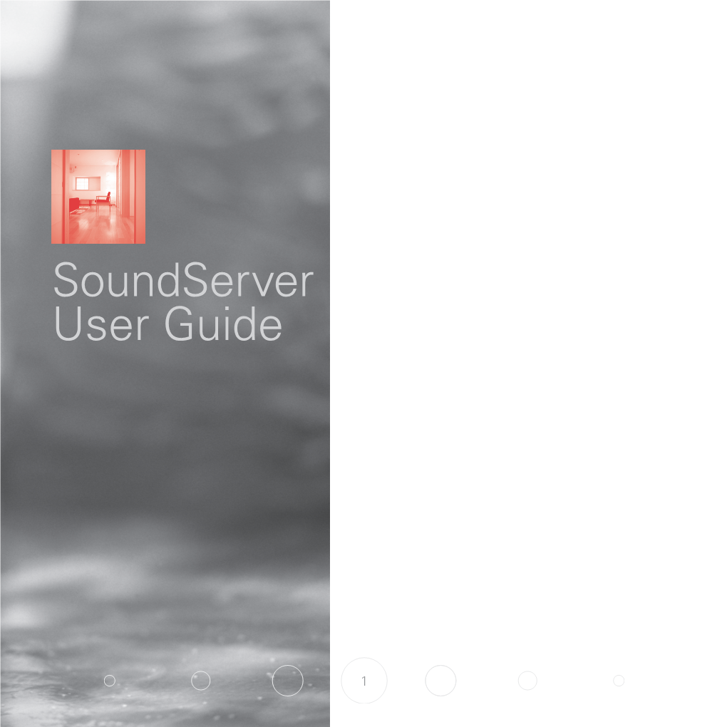 Soundserver User Guide
