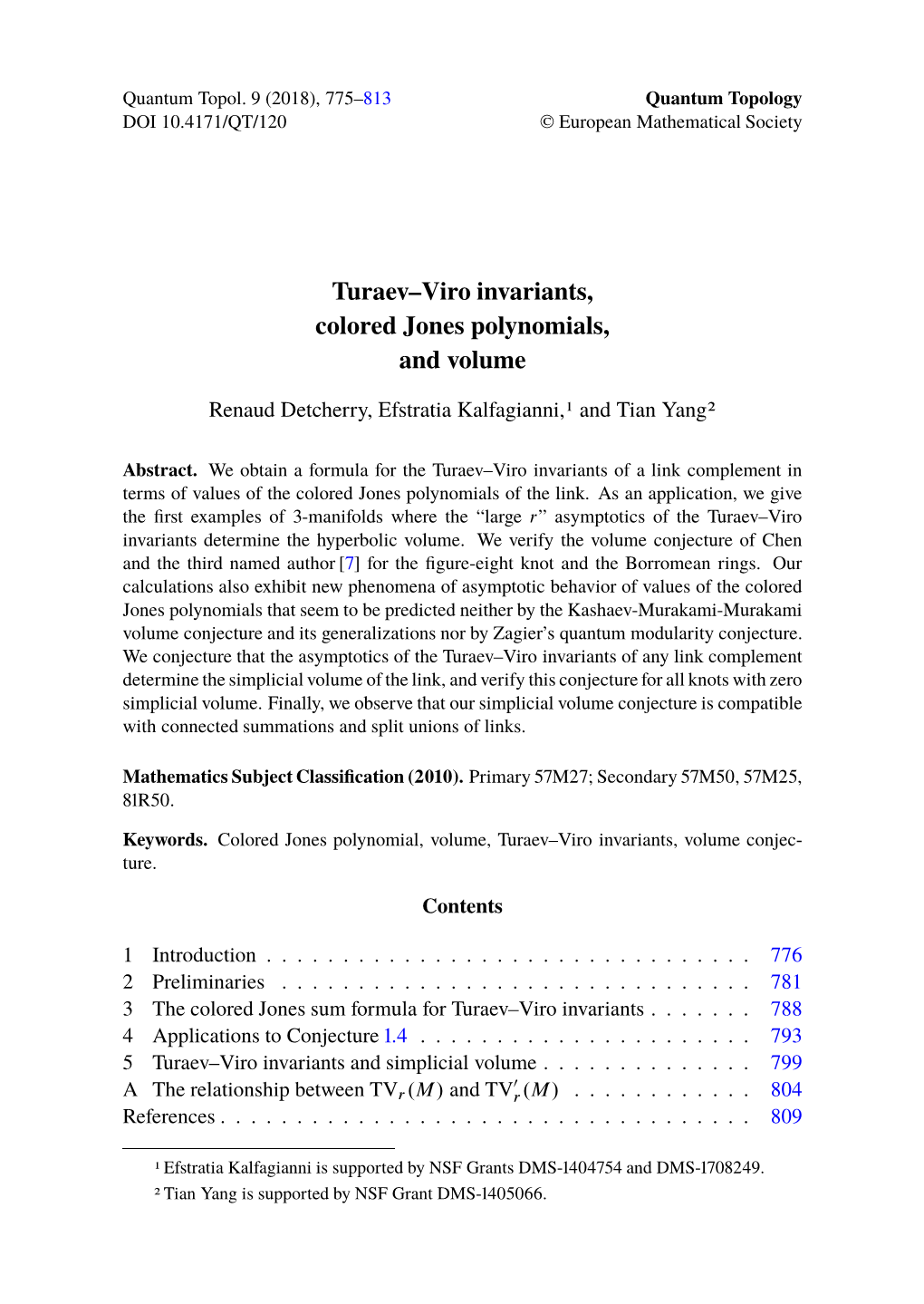 Turaev–Viro Invariants, Colored Jones Polynomials, and Volume