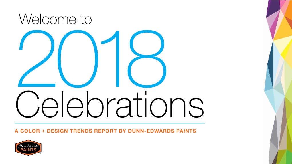 Dunn-Edwards 2018 Color and Design Trends Report