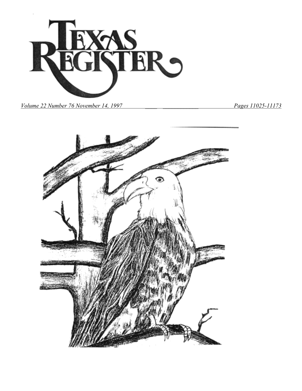 Texas Register V.22 No.76