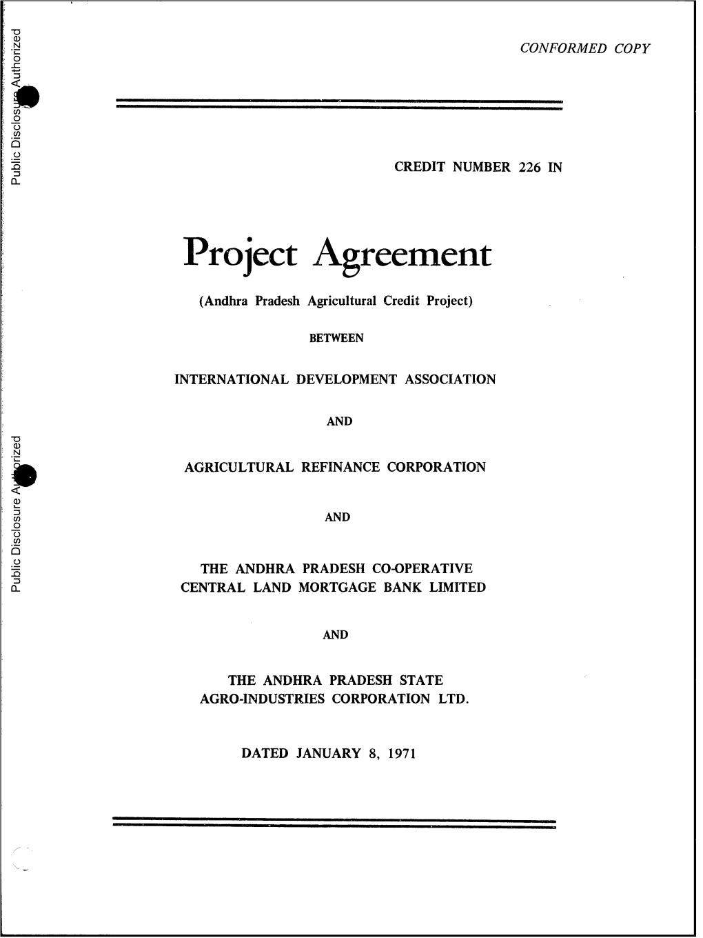 World Bank Document