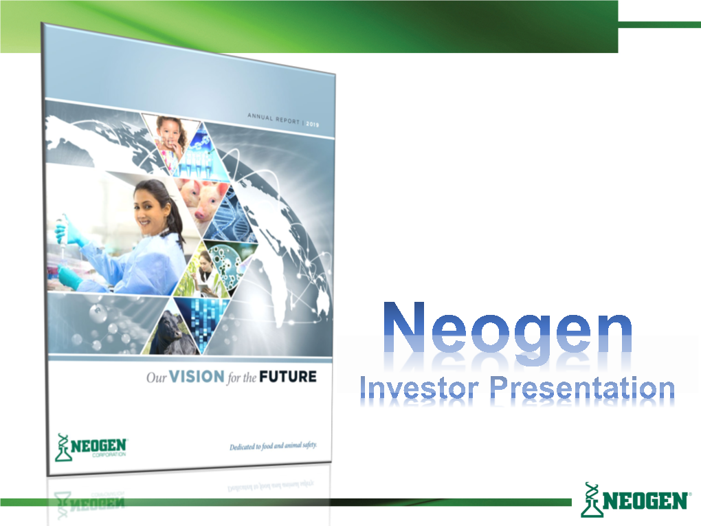 Neogen Investor Presentation