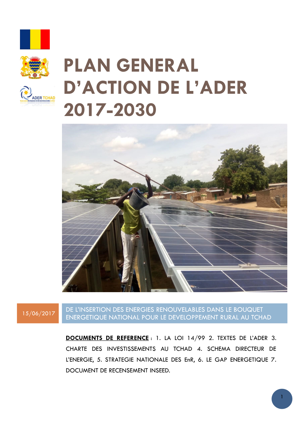 Plan General D'action De L'ader 2017-2030