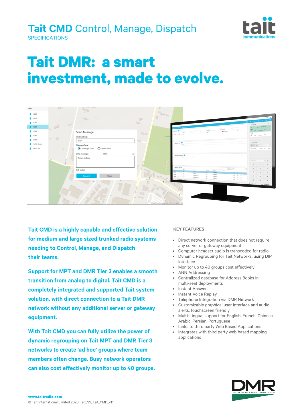 Tait DMR: a Smart Investment, Made to Evolve