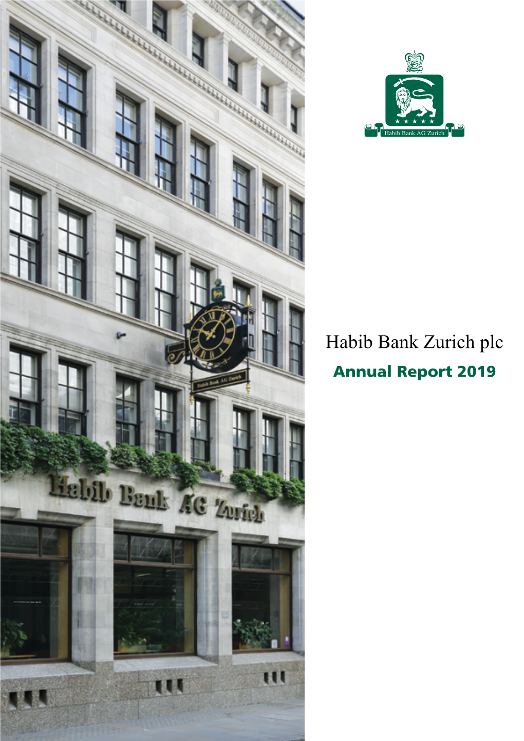 Habib Bank Zurich Plc Annual Report 2019 United Kingdom
