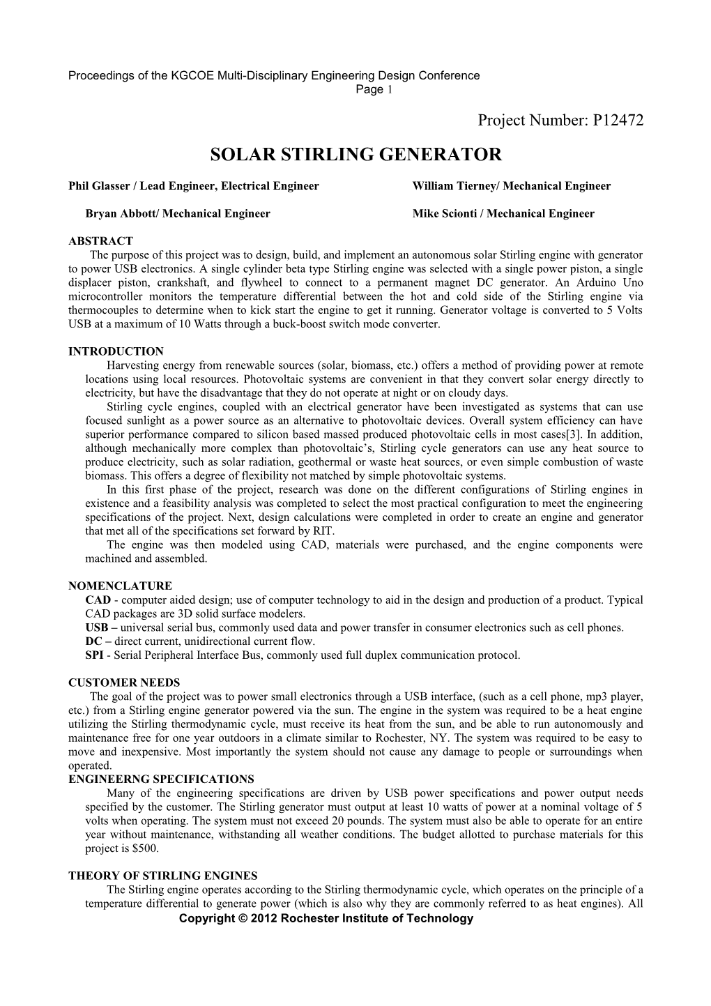 Proceedings of the KGCOE Multi-Disciplinary Engineering Design Conference Page 7 s2