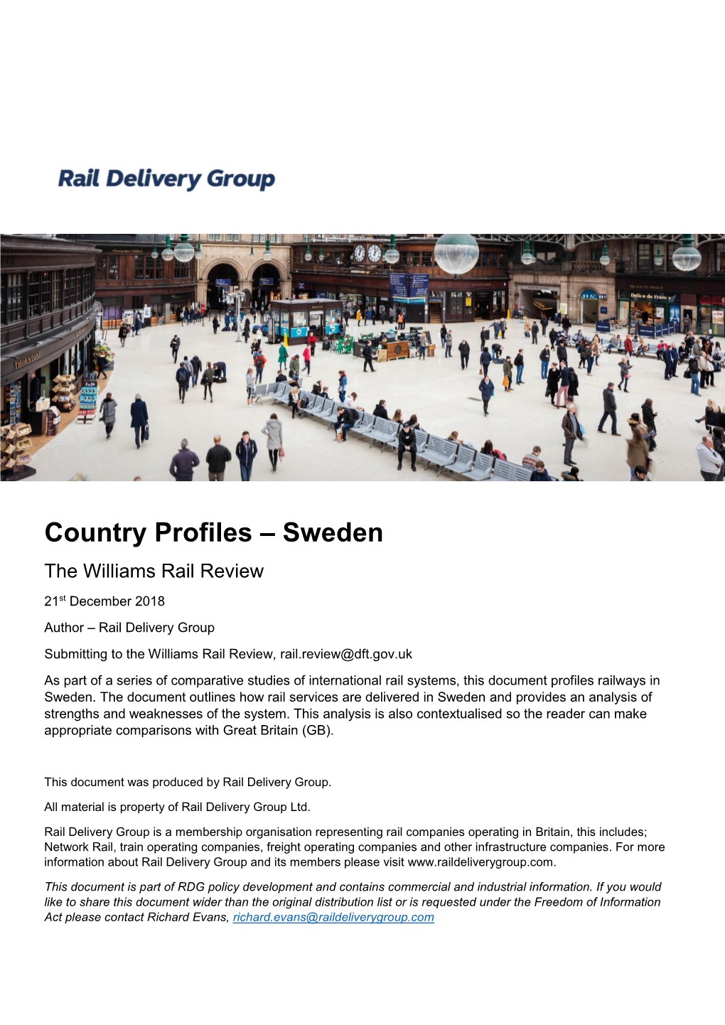 Country Profiles – Sweden