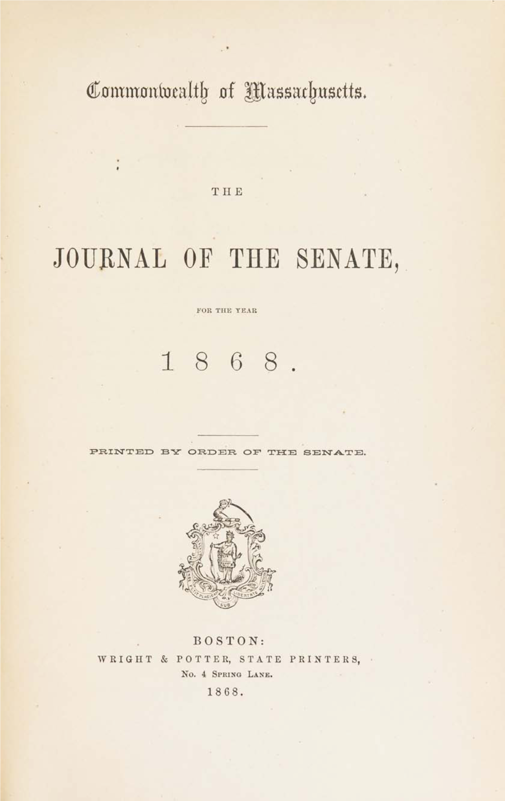 1868-Senate-01-January .Pdf (8.392Mb)