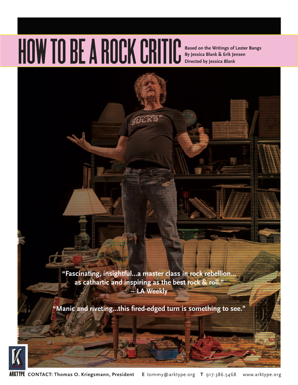 HOW to BE a ROCK CRITIC Directed by Jessica Blank