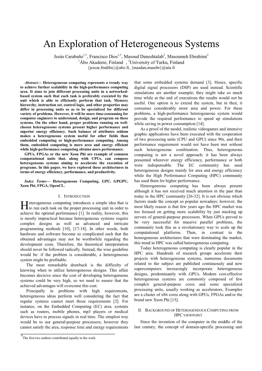 Y- an Exploration of Heterogeneous Systems.Pdf