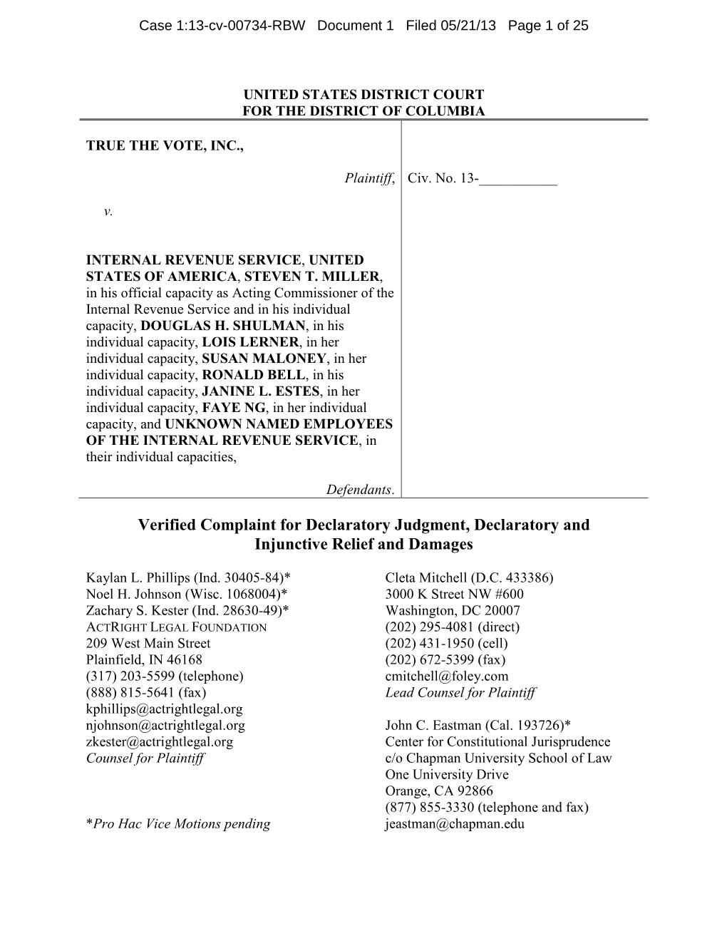 IRS-True-The-Vote-Suit.Pdf