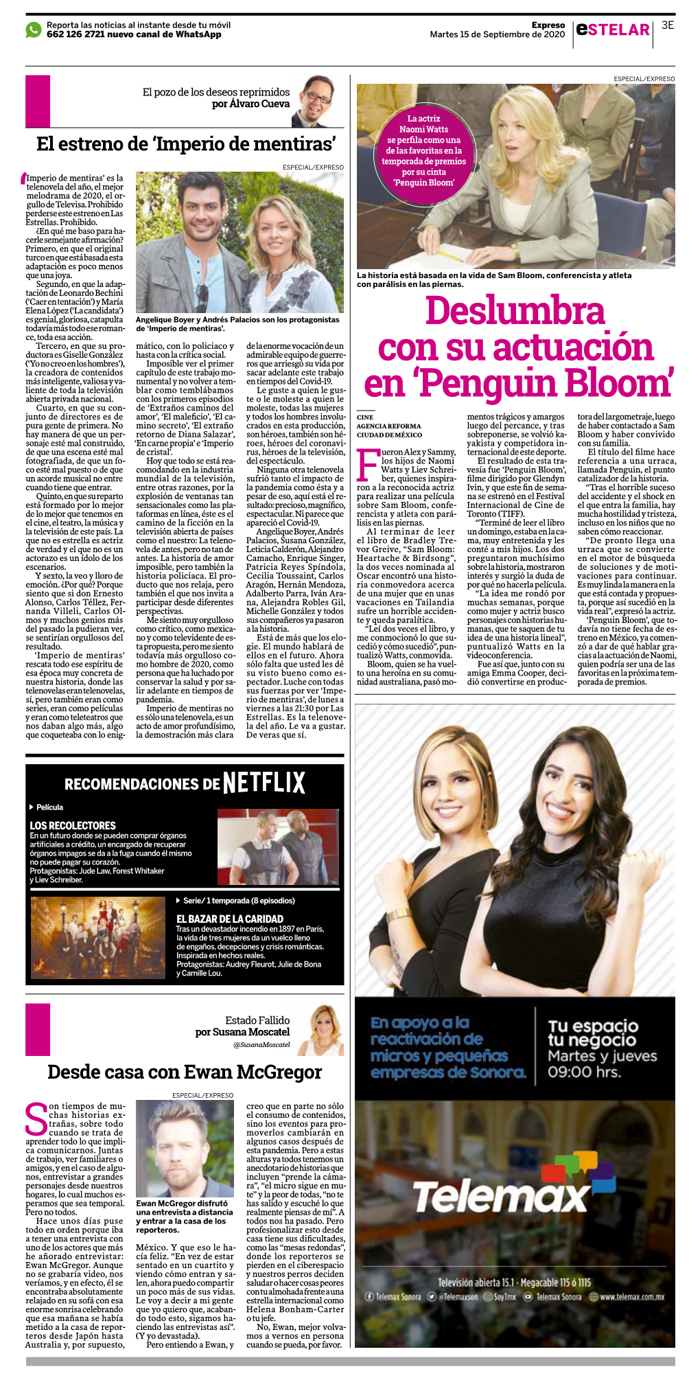 Deslumbra Con Su Actuación En 'Penguin Bloom'