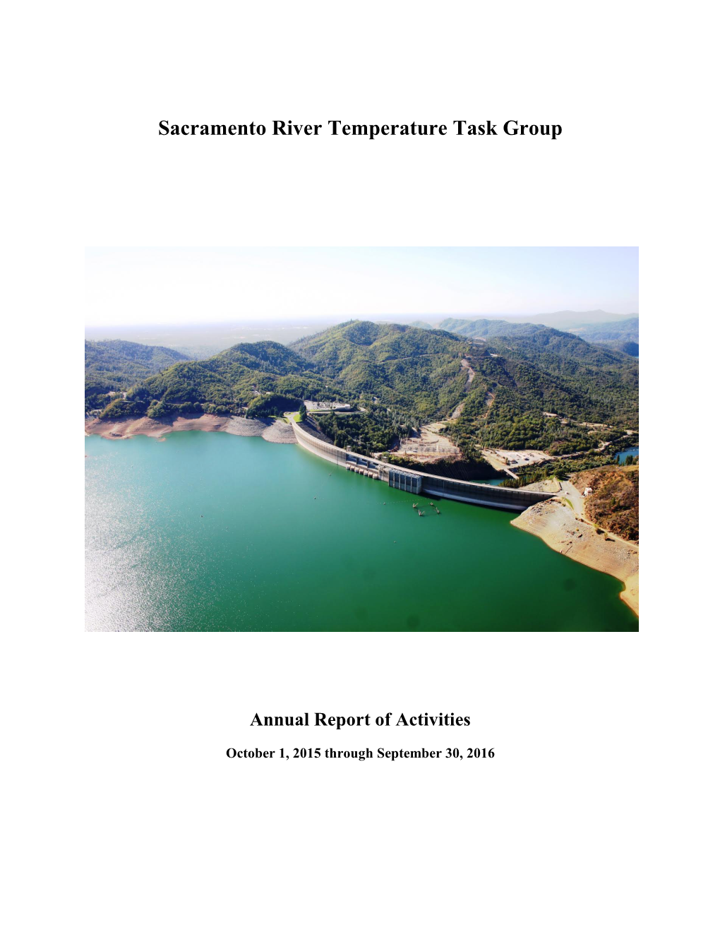 Sacramento River Temperature Task Group