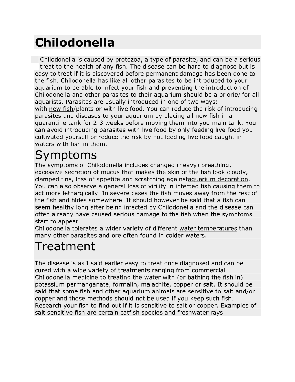 Swim-Bladder Disease