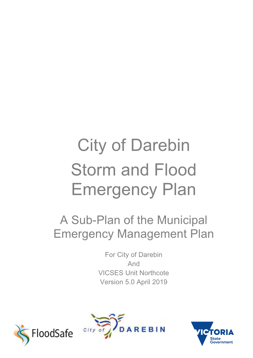 City of Darebin Storm and Flood Emergency Plan