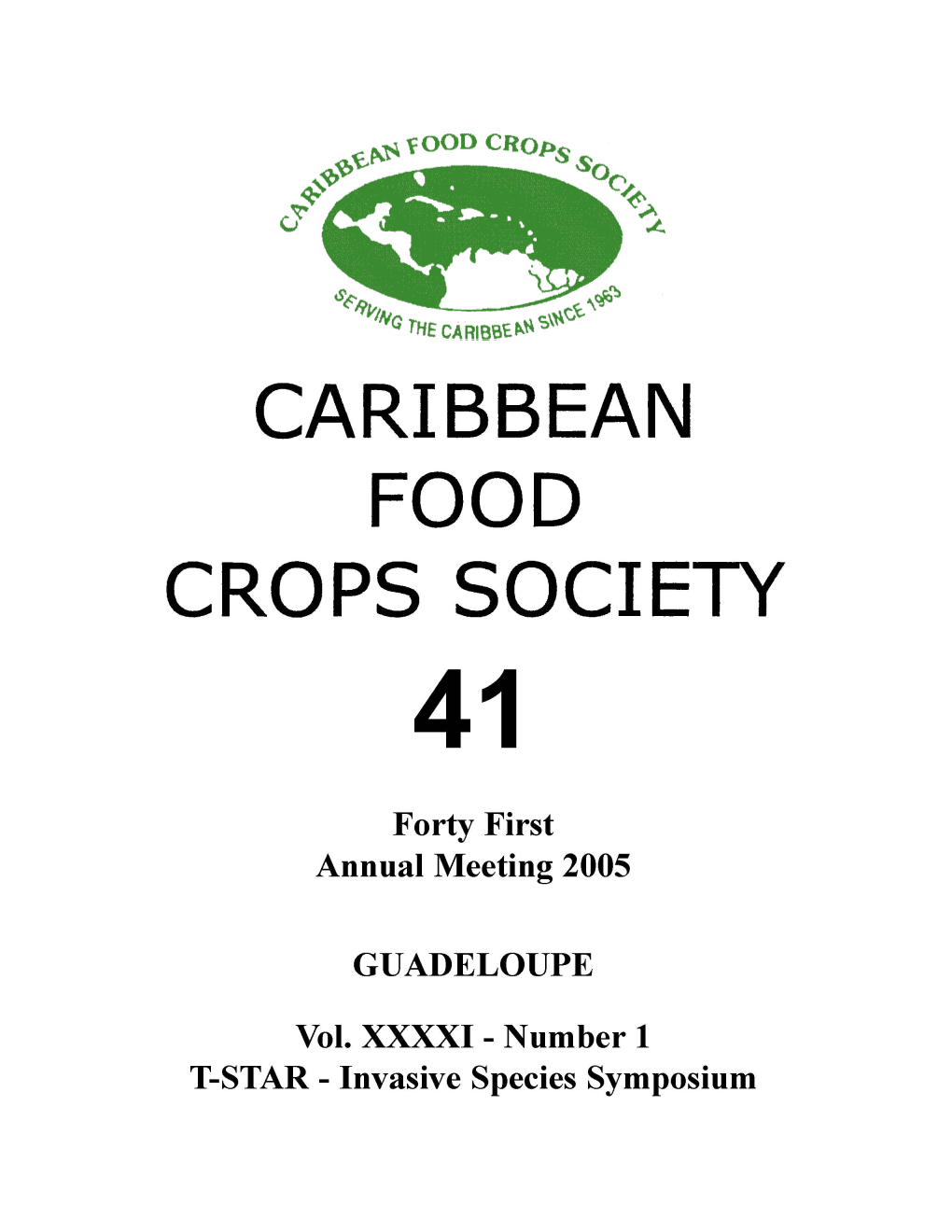 Caribbean Food Crops Society