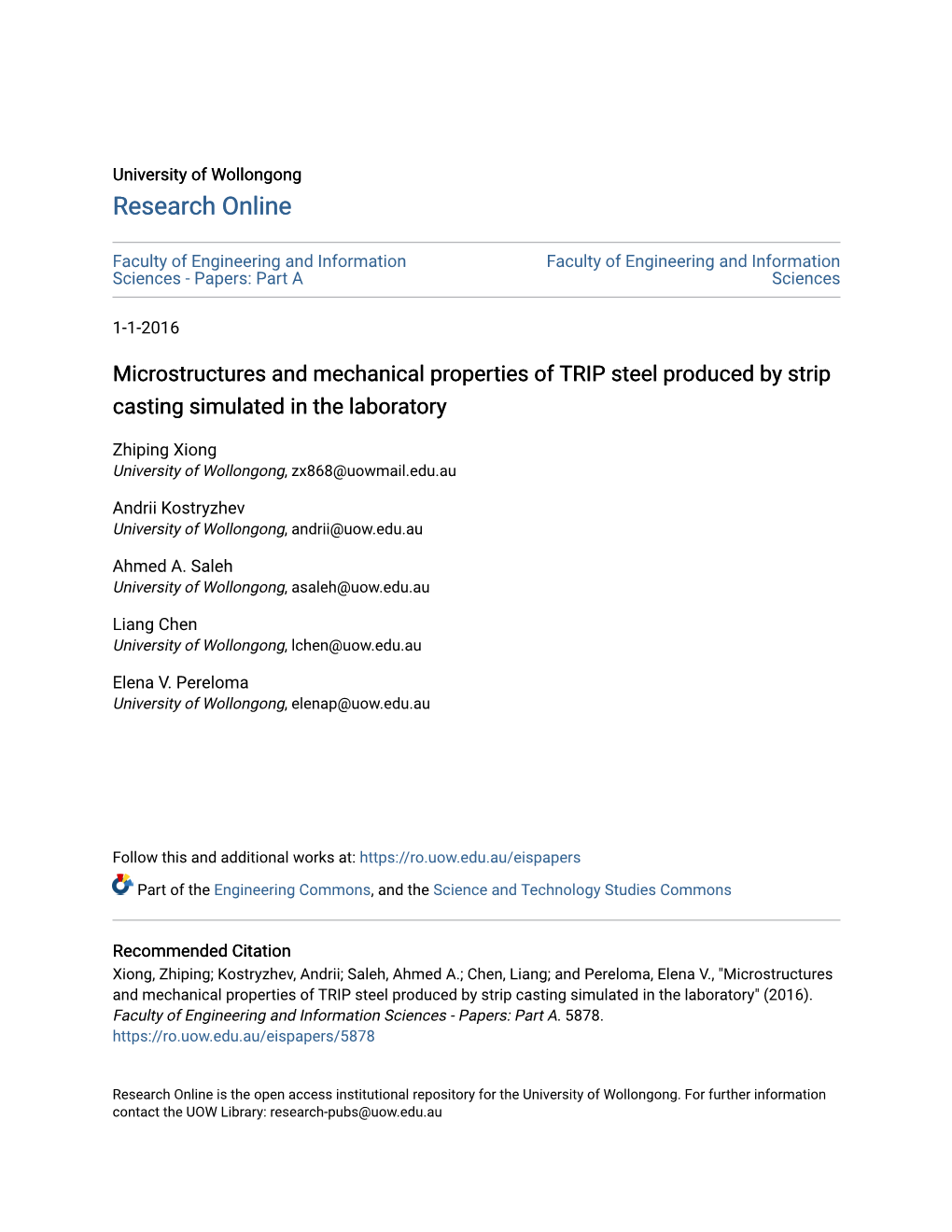 Microstructures and Mechanical Properties of TRIP Steel Produced by Strip Casting Simulated in the Laboratory