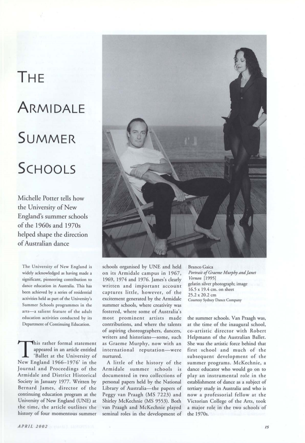 The Armidale Summer Schools