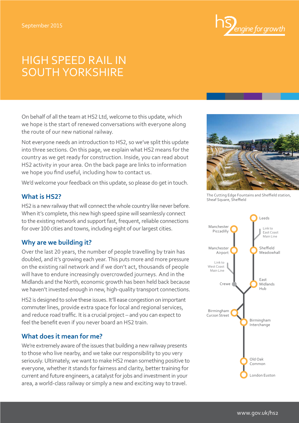 High Speed Rail in South Yorkshire