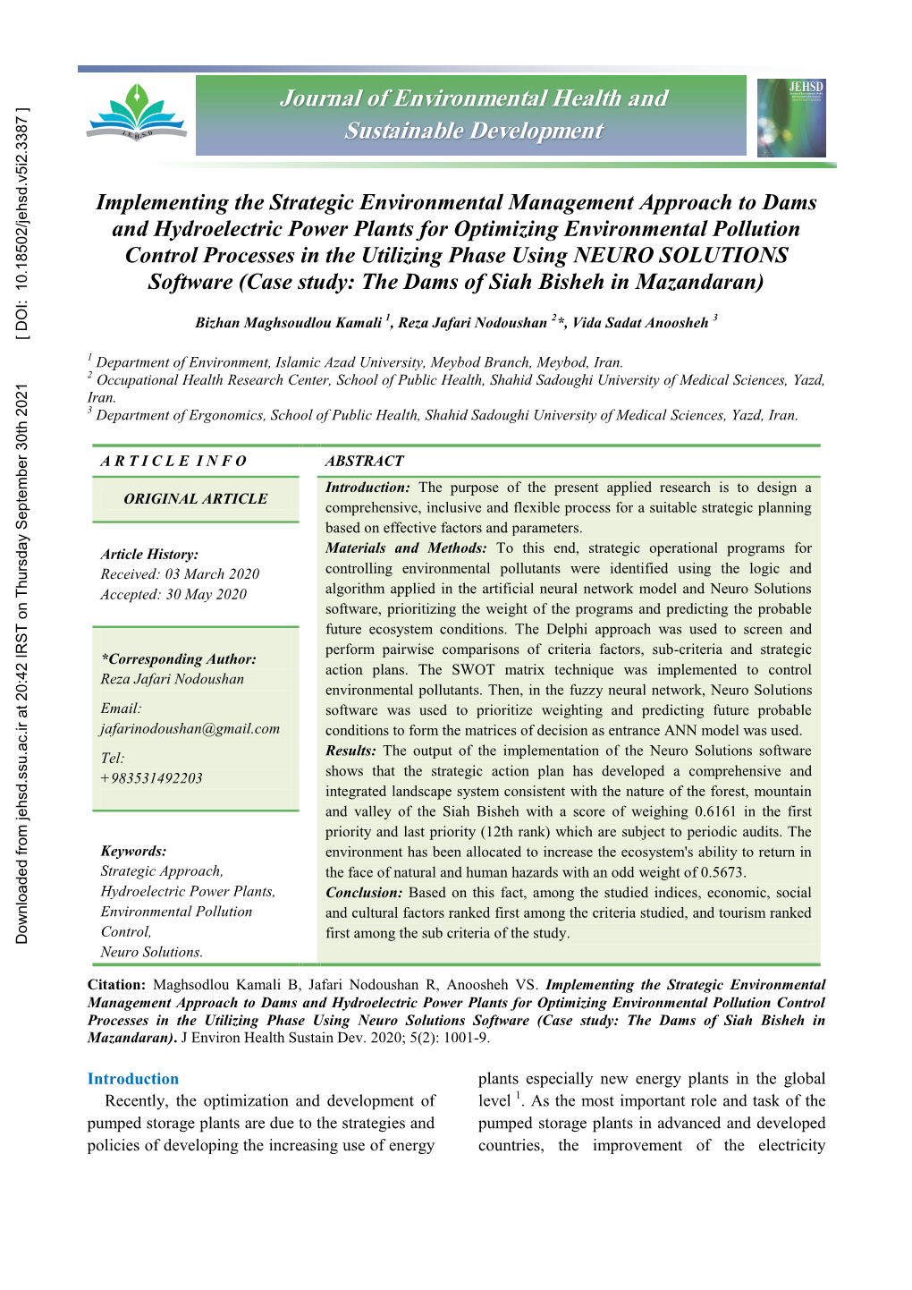 Implementing the Strategic Environmental Management