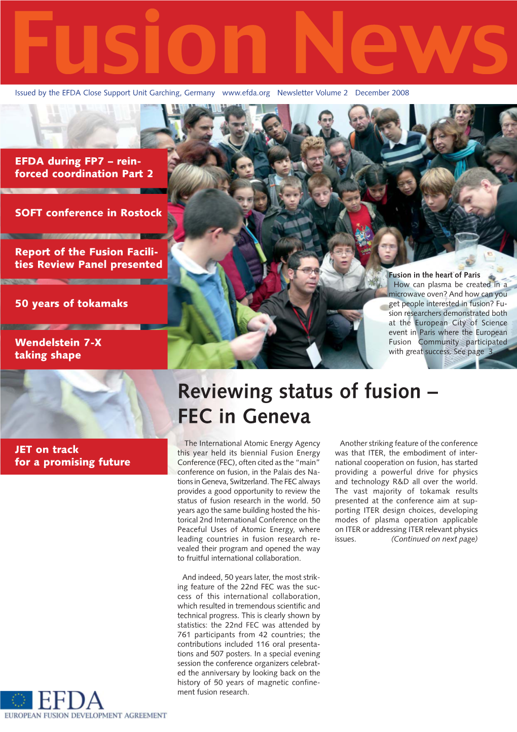 Reviewing Status of Fusion – FEC in Geneva