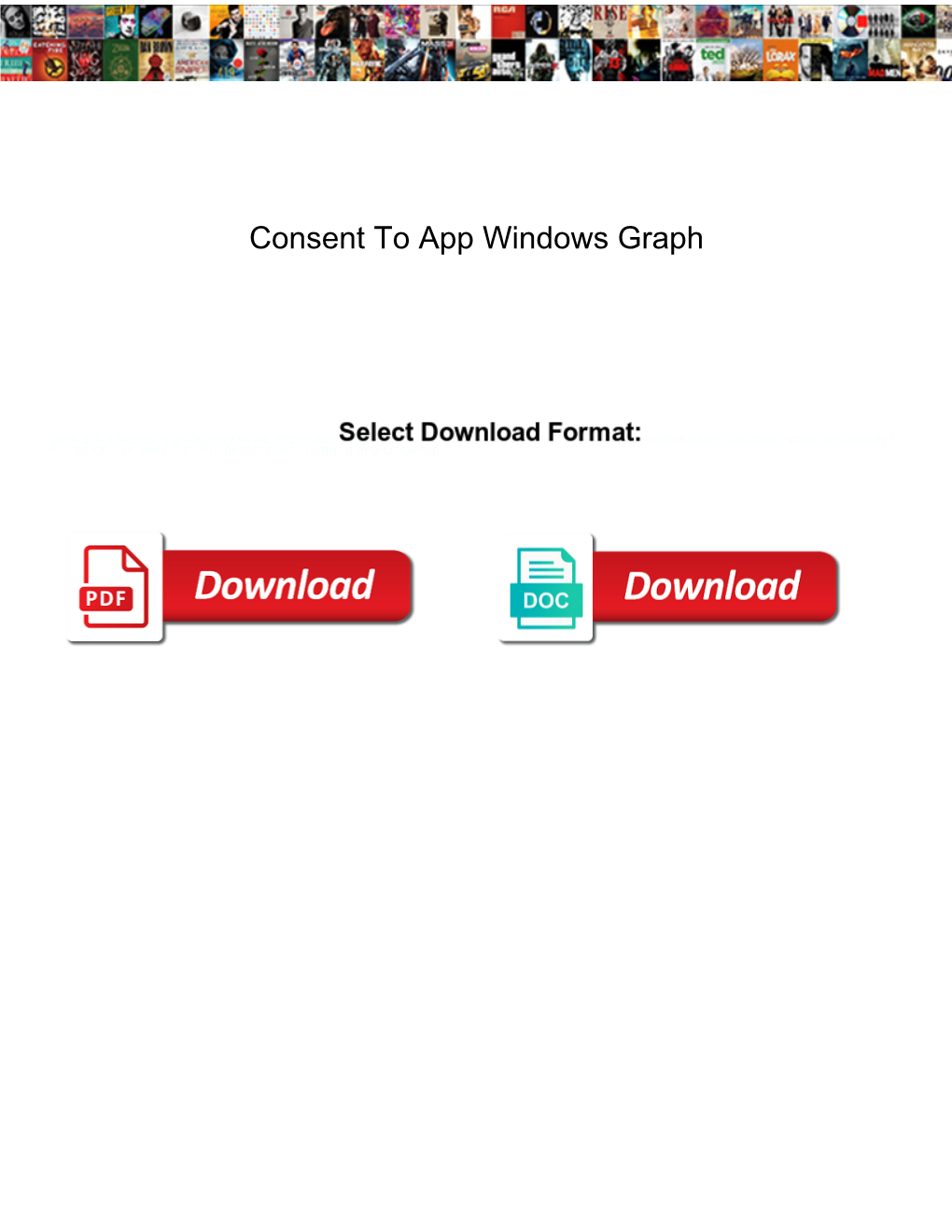 Consent to App Windows Graph