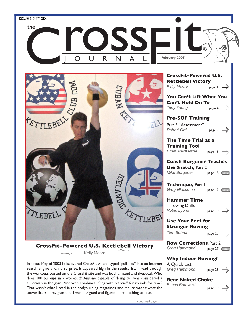 Crossfit-Powered U.S. Kettlebell Victory Kelly Moore Page 1