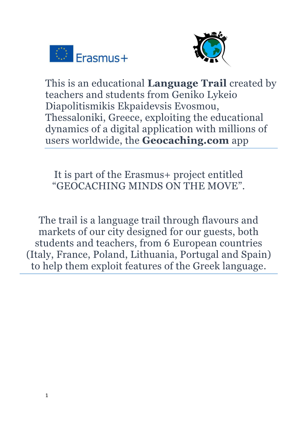 3. the Spread the Word Language) Trail
