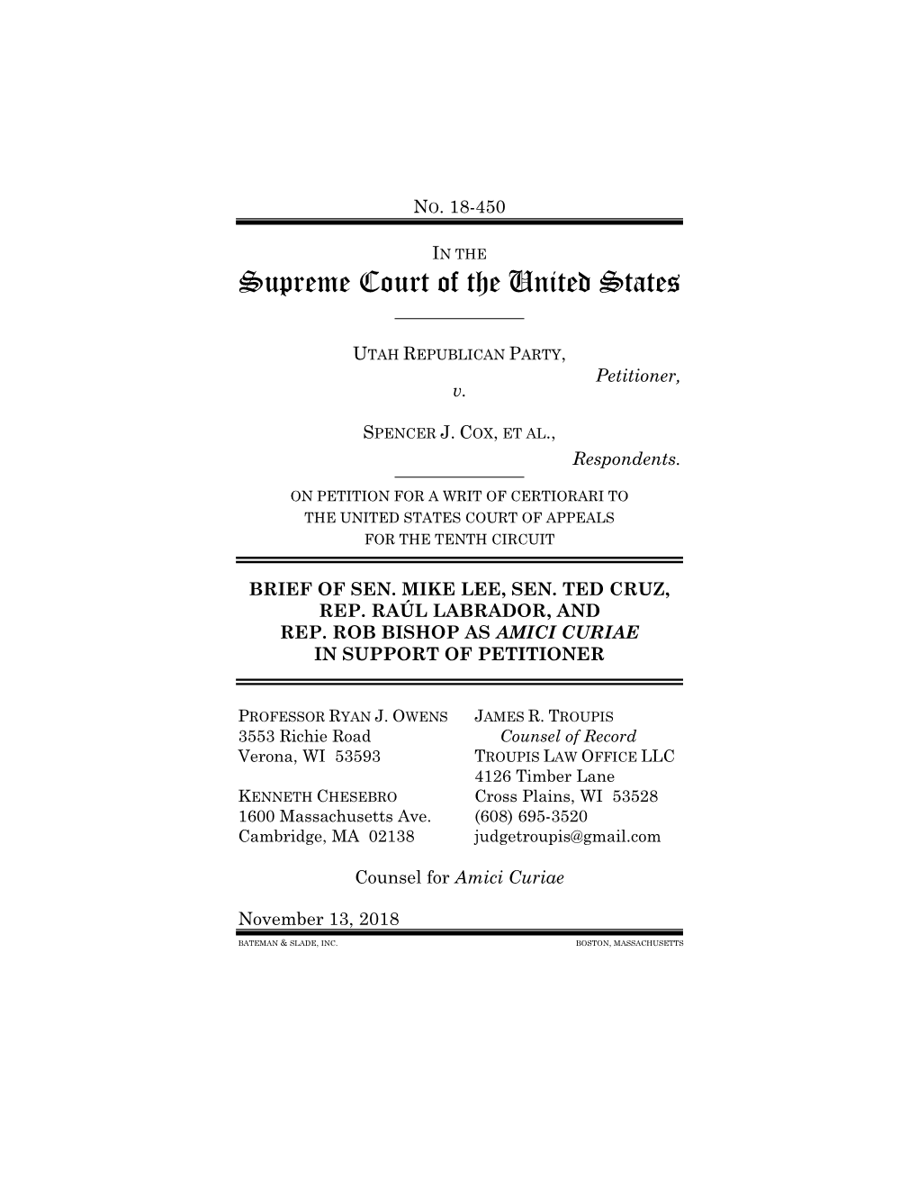 Amicus Curiae Brief