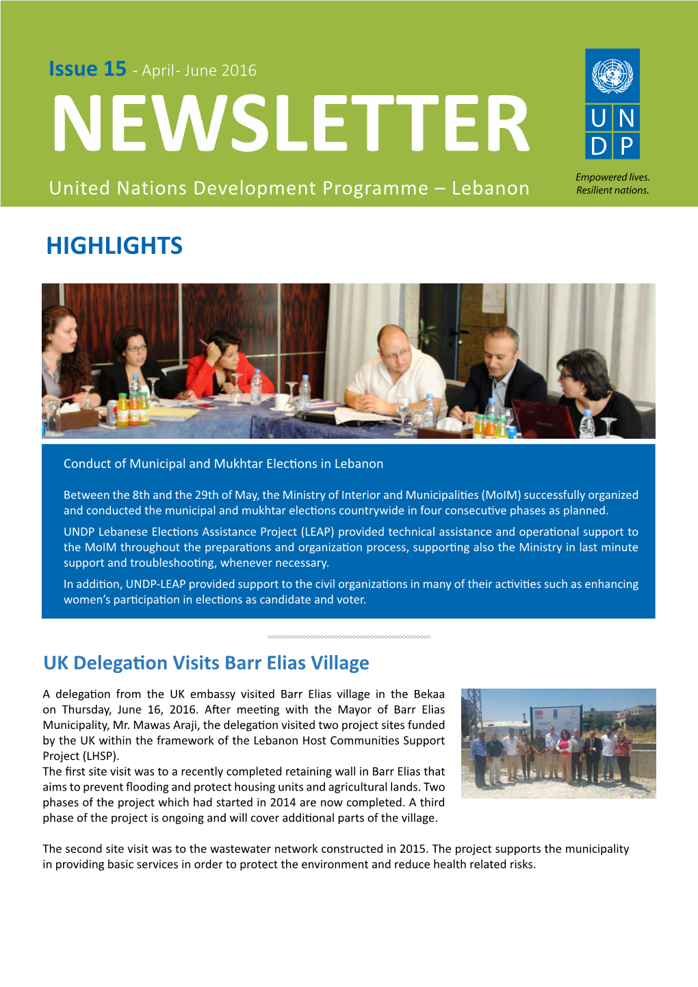 United Nations Development Programme – Lebanon
