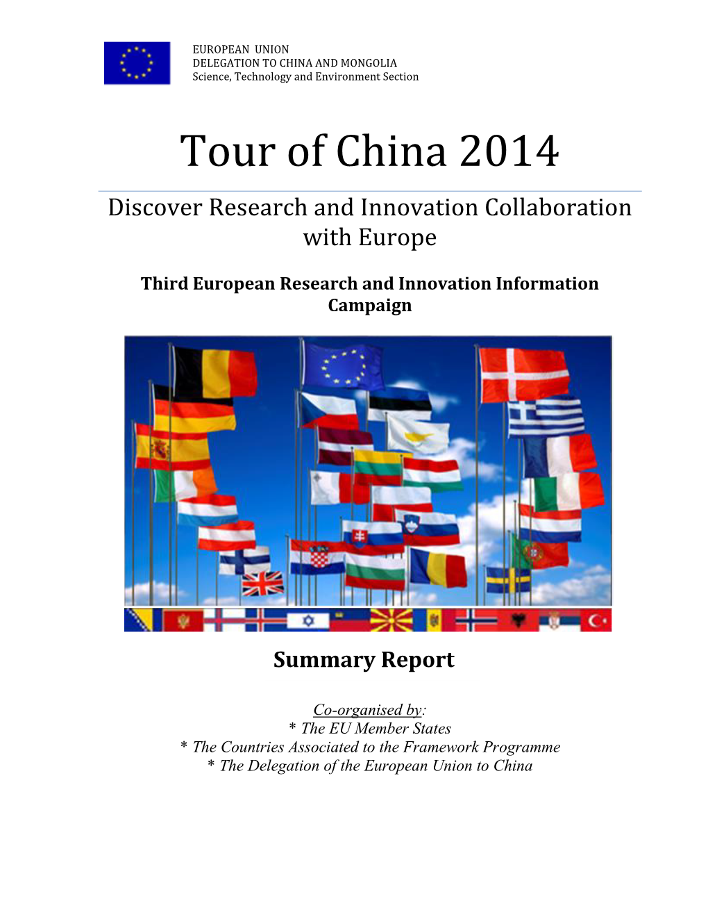 Tour of China 2014 Discover Research and Innovation Collaboration with Europe