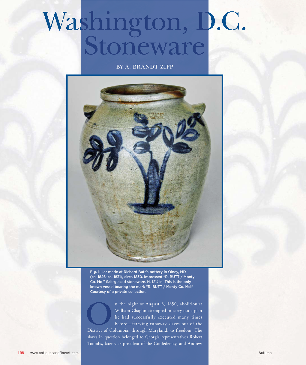 Washington, D.C. Stoneware by A. Brandt Zipp