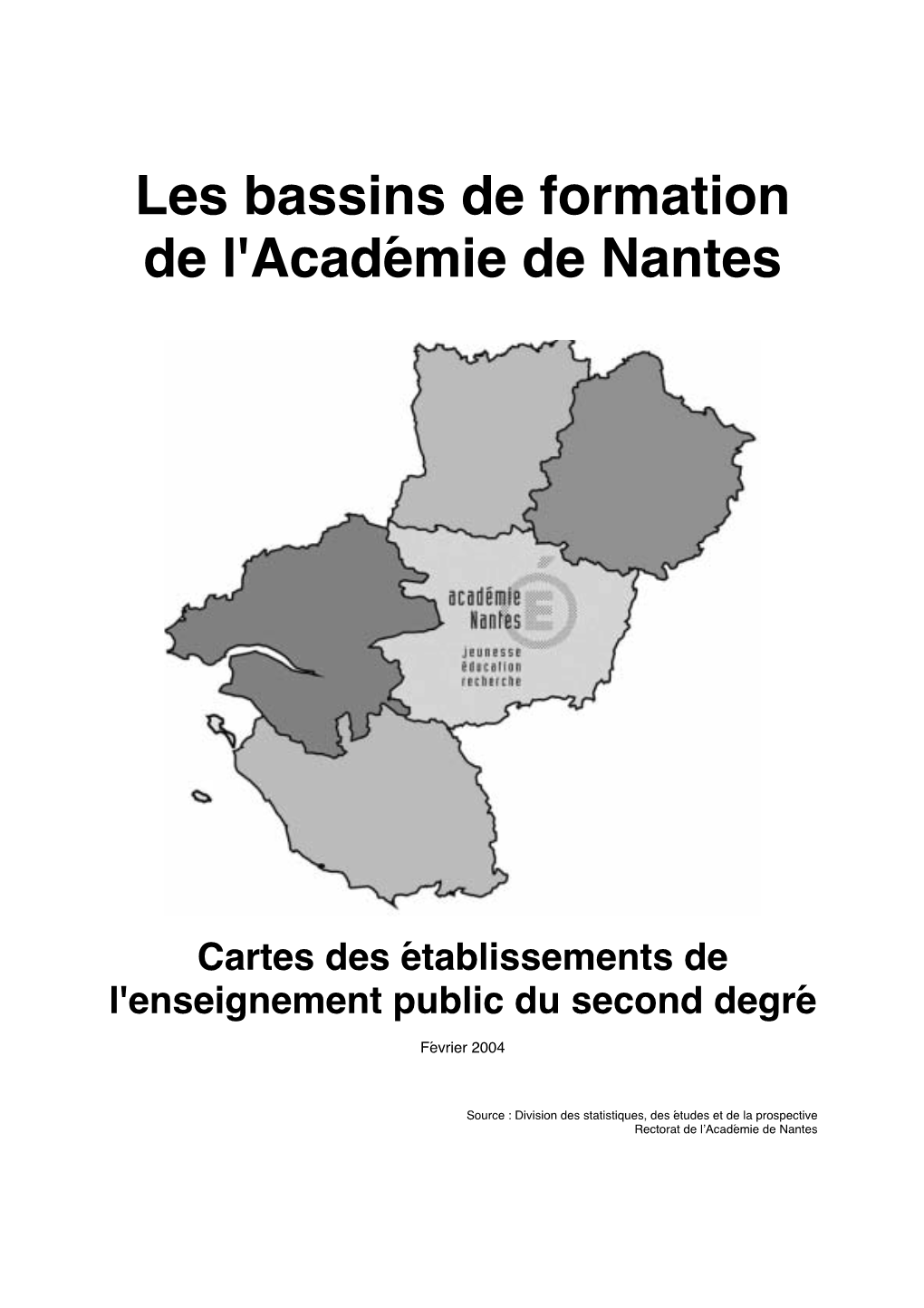 Les Bassins De Formation De L'académie De Nantes