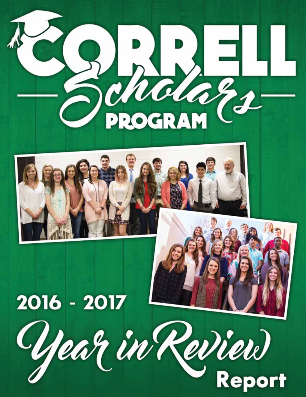 Correll Scholars Year in Review Report 2016-17