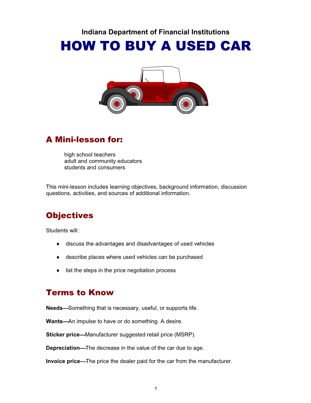 How to Buy a Used Car