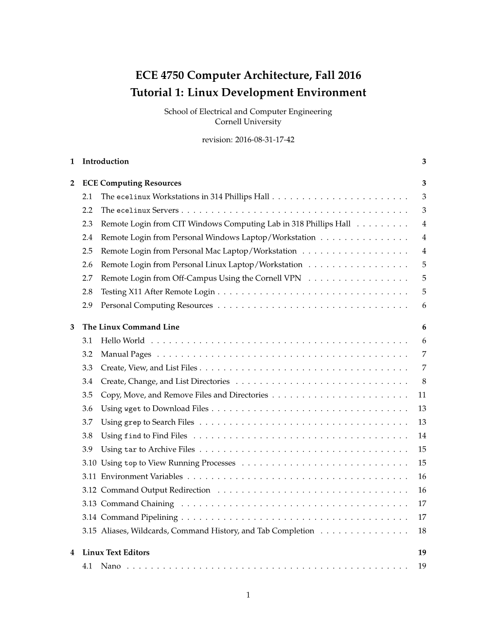 Linux Development Environment