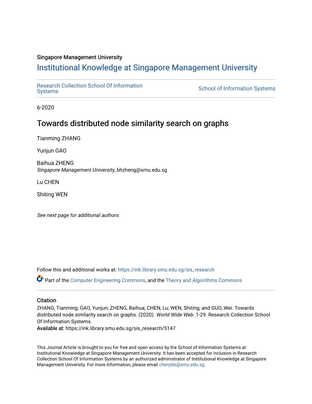 Towards Distributed Node Similarity Search on Graphs