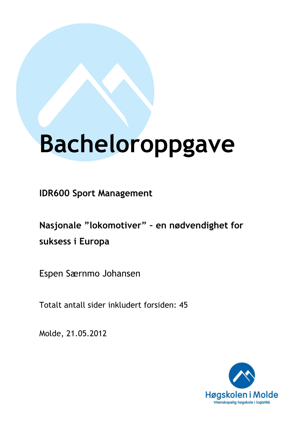 Bacheloroppgave