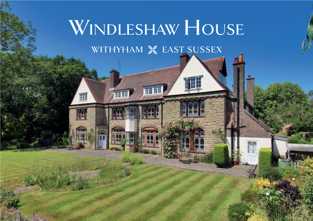 Windleshaw House WITHYHAM  EAST SUSSEX