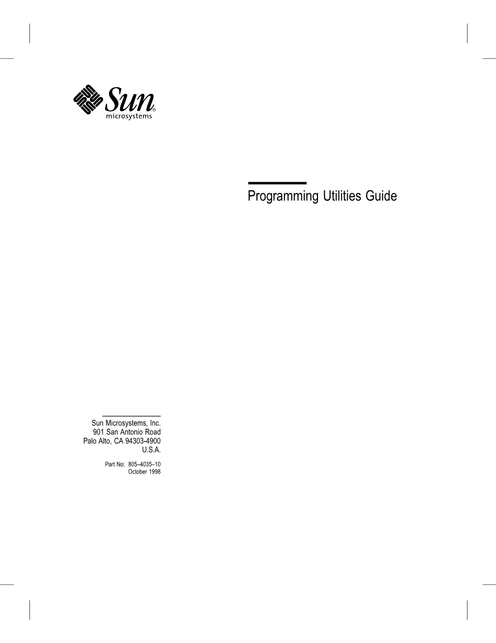 Programming Utilities Guide
