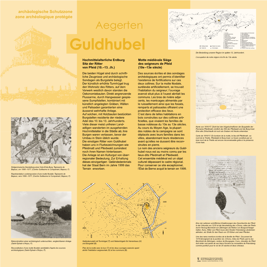 Infotafel Aegerten Guldhubel