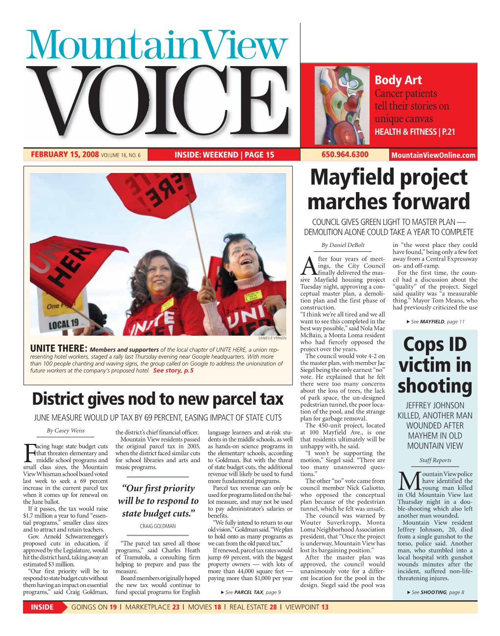 Mayfield Project Marches Forward